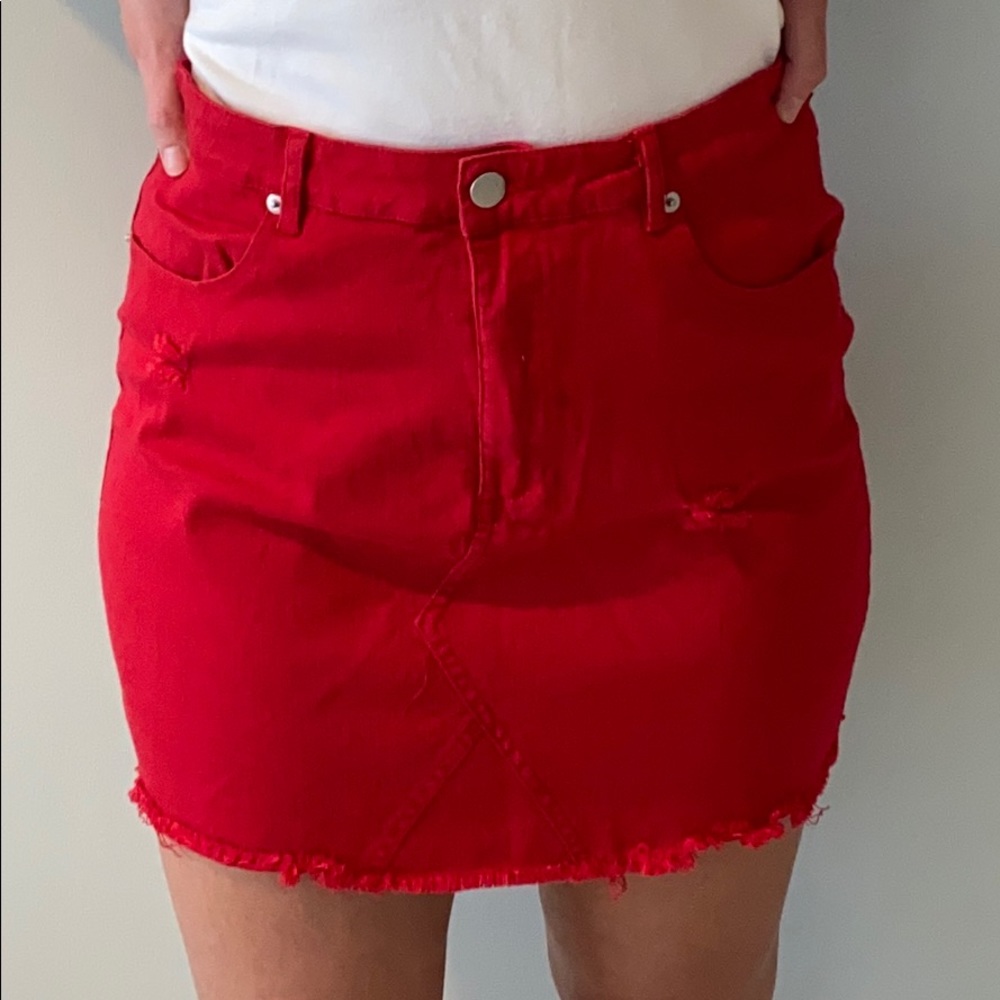 Denim skirt